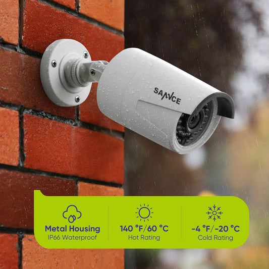 4K 8-Kanal POE Überwachungskamera Set, Intelligente Personen-/Fahrzeugerkennung, Sofortige Alarmierung, 2-Wege-Audio, Fernzugriff, Onvif Unterstützt, IP66 Wasserdicht (2x8MP POE Kamera und 8MP 8CH NVR)