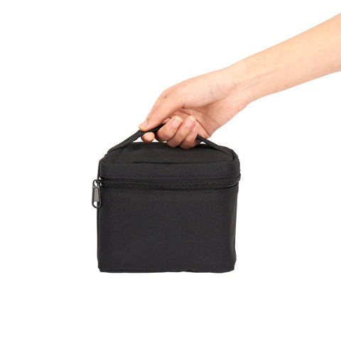 Camping Gewürz Kit, Gewürzstreuer Gläser Salz Pfeffer Halter, tragbare Gewürzbeutel mit 6 Gewürzdosen, Gewürz Lagerung für Outdoor BBQ, Picknick