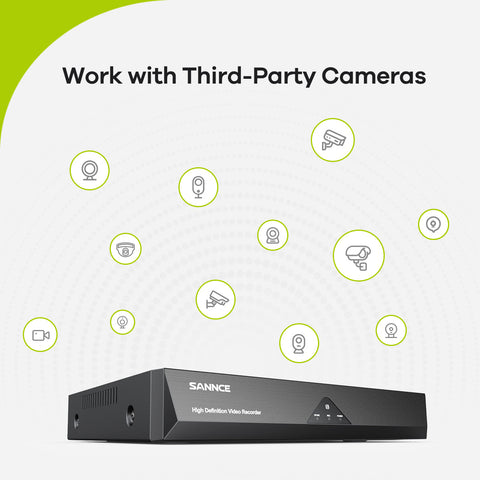 Zertifiziert überholt 1080P 16-Channel Security DVR Hybrid 5-in-1 Video Recorder For CCTV Camera, Advanced Motion Detection Technology