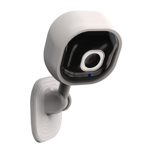 Quadratische Innenkamera für Haussicherheit, 1080P WLAN-Sicherheitskamera für Haustier / Baby-Monitor, Privatsphäre-Modus, 2-Wege-Audio, Nachtsicht, AI-Erkennung, SD-Kartenspeicher