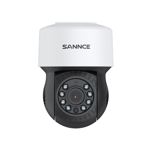 1080P PT-Überwachungskamera, Schwenken um 350°, Neigen um 90°, 100 Fuß Nachtsicht, Bewegungserkennung, wasserdicht