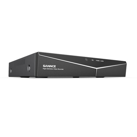 4CH 1080P HD Überwachungssystem DVR, CCTV Digitaler Video Recorder, Hybrid 5-in-1 Funktion CVBS/AHD/TVI/CVI/IP Kamera, Intelligente Bewegungserkennung, Sofortwarnungen