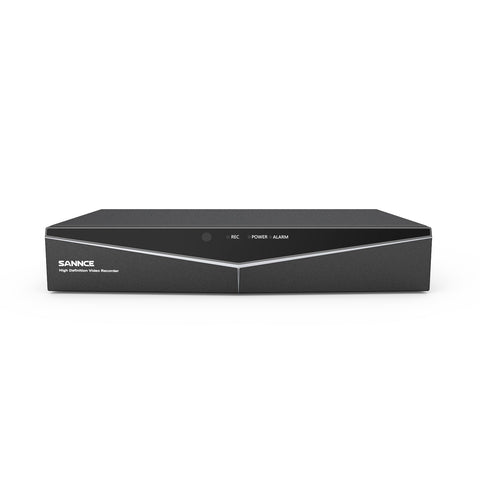 4CH 1080P HD Überwachungssystem DVR, CCTV Digitaler Video Recorder, Hybrid 5-in-1 Funktion CVBS/AHD/TVI/CVI/IP Kamera, Intelligente Bewegungserkennung, Sofortwarnungen