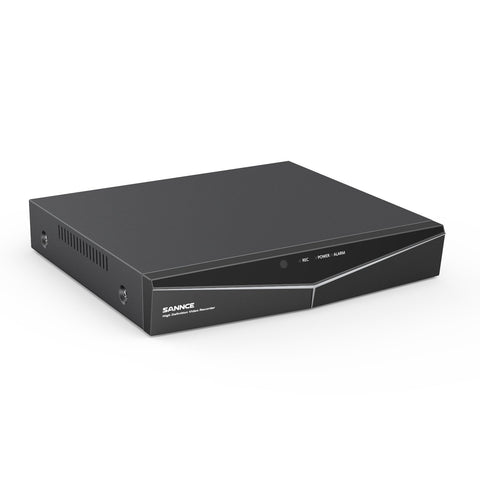 4CH 1080P HD Überwachungssystem DVR, CCTV Digitaler Video Recorder, Hybrid 5-in-1 Funktion CVBS/AHD/TVI/CVI/IP Kamera, Intelligente Bewegungserkennung, Sofortwarnungen