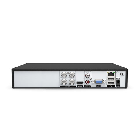 4CH 1080P HD Überwachungssystem DVR, CCTV Digitaler Video Recorder, Hybrid 5-in-1 Funktion CVBS/AHD/TVI/CVI/IP Kamera, Intelligente Bewegungserkennung, Sofortwarnungen