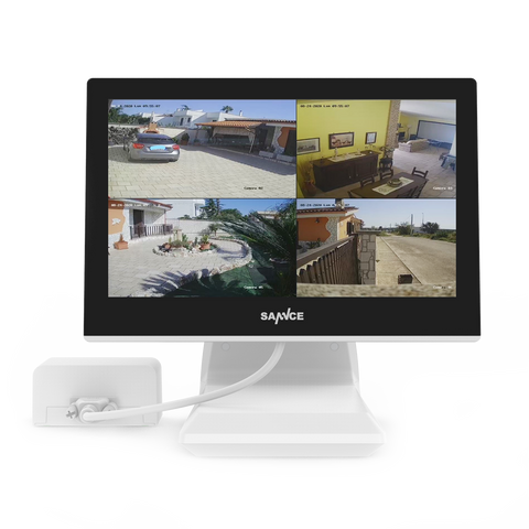 Räumungsverkauf -- 5MP 4 Kanal Hybrid 5-in-1 CCTV DVR mit LCD Farbigem Bildschirm, Multi-Kamerastypen Kompatibel, Bewegungsalarm, Fernzugriff