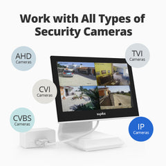 Zertifiziert aufgearbeitet Räumungsverkauf -- 5MP 4 Kanal Hybrid 5-in-1 CCTV DVR mit LCD Farbigem Bildschirm, Multi-Kamerastypen Kompatibel, Bewegungsalarm, Fernzugriff