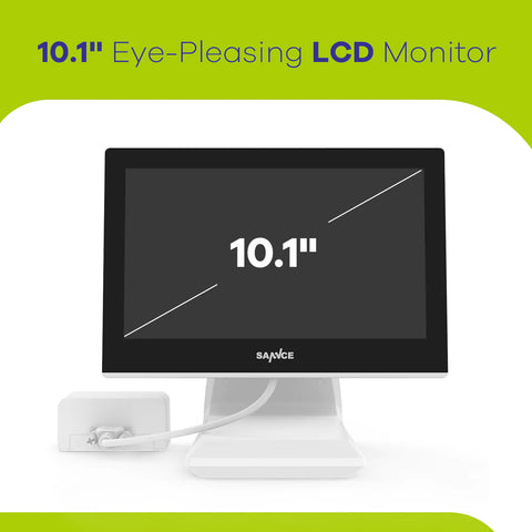1080p 4 Channel DVR w/ 2 2MP Outdoor Dome Security Camera System, 10.1’’ LCD Colorful Monitor