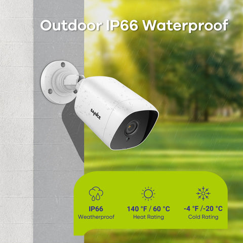 5MP 8 Channel Security Cameras System - Hybrid 5-in-1 CCTV DVR, Motion Detection, IP66 Weatherproof, Audio Recording