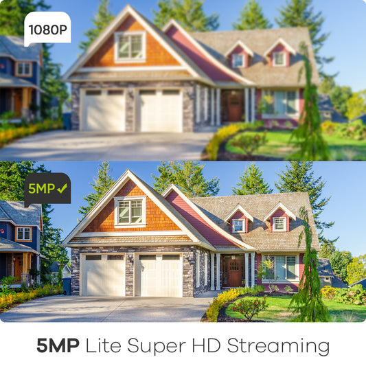 Zertifiziert überholt 5MP 8CH Hybrid 5-in-1 CCTV DVR, H.264+, Fernzugriff, Intelligente Bewegungsalarme, Kompatibel mit IP & Analogkameras