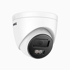 ANNKE C1200 - 4K 12MP PoE Überwachungskamera aussen, Farbe & IR Nachtsicht, Erkennung von Menschen & Fahrzeugen, H.265+, Eingebautes Mikrofon, Max. 512 GB lokaler Speicher, IP67