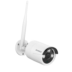 2 Stück Funk Überwachungskamera für Außen und Innen, 5MP Super HD(2880x1620), 100ft Farb-Nachtsicht, Bewegungserkennung, Kompatibel mit Alexa, für Sannce N48WHE/N44WEF/N98WHG/N98WHE NVR