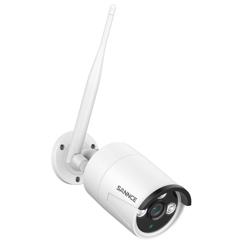 5MP 10CH Funk Bullet Überwachungskamera Set, 100ft Farb-Nachtsicht, 2-Wege-Audio, Kabellose Repeater-Funktion, KI-Bewegungserkennung, IP66 Wasserdicht (2x5MP IP Kamera und 8MP 10CH NVR)