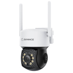 5MP 10CH Funk PTZ & Bullet Überwachungskamera Set, 350°/90° PTZ Schwenkbar, Kabellose Repeater, 2-Wege-Audio, Intelligente Personenerkennung, Kompatibel mit Alexa, IP66 Wasserdicht (2xPTZ Kamera, 2xBullet Kamera und 8MP 10CH NVR)