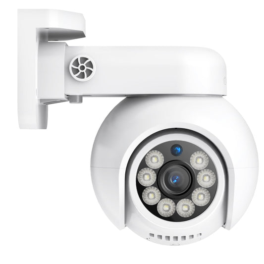 4K POE Überwachungskamera, 8MP Ultra-HD (3840×2160), 350°/90° PTZ Schwenkbar, Intelligente Personen-/Fahrzeugerkennung, 2-Wege-Audio, 256GB Großer lokaler Speicher, IP66 Wasserdicht, arbeiten mit SANNCE N98PBD/N96PBK
