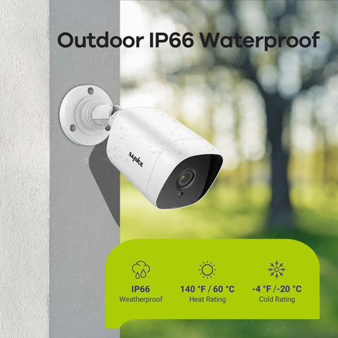 1080p 4 Channel DVR w/ 2 2MP Outdoor Bullet Security Camera System, 10.1’’ LCD Colorful Monitor