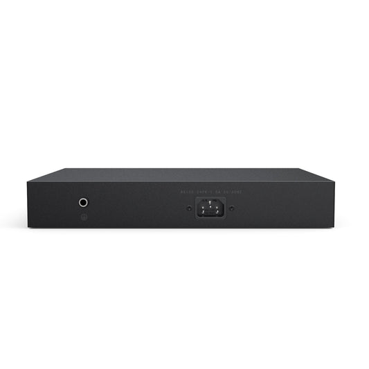 16-Port Gigabit Ethernet PoE Switch, Plug-und-Play, energieeffizient, IEEE 802.3af/at, robustes Metallgehäuse, Desktop oder Wandmontage