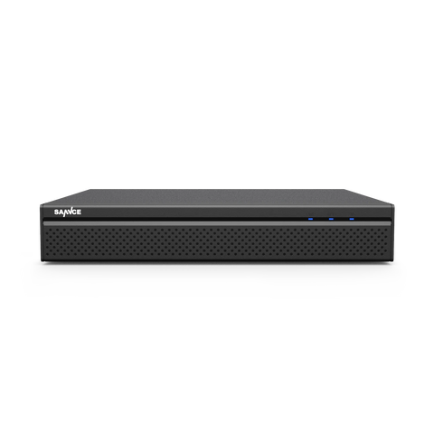 4K 8-Kanal H.265+ PoE NVR – bis zu 10 Kanäle für 8 x PoE Kameras + 2 x WLAN IP Kameras, ONVIF Unterstützung