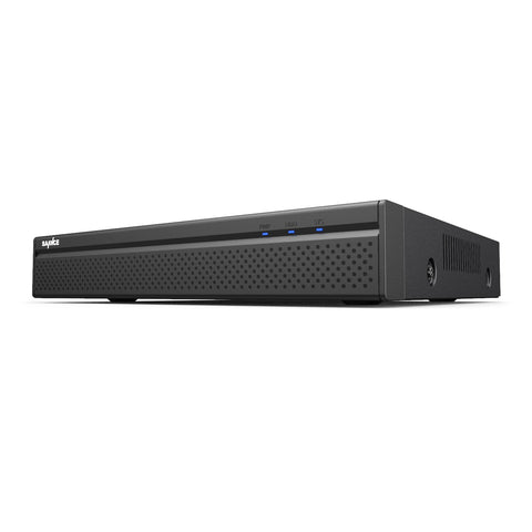 8MP 16CH POE NVR Überwachungssystem Rekorder, Audio-Aufnahme, Personen-/Fahrzeugerkennung, Onvif-Unterstützt, HDD Speicher (bis zu 12TB)